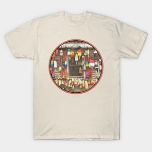 Maine Lobster Buoys T-Shirt